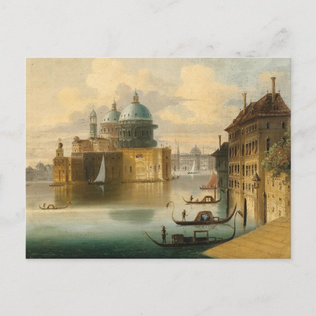 Cartão Postal Veneza, Capriccio | Johann Wilhelm Jankowsky (Frente)
