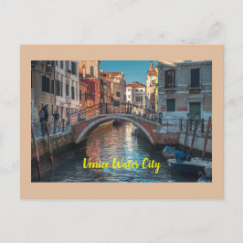 Cartão Postal Veneza Cidade das Águas de Roma