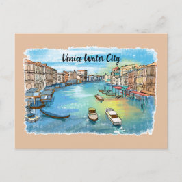 Cartão Postal Veneza Cidade das Águas de Roma