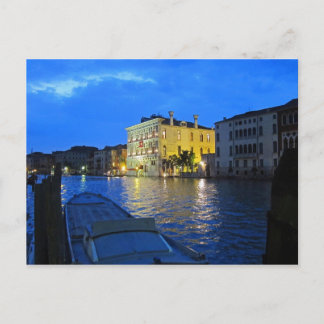 Cartão Postal Veneza - Grande Canal à Noite