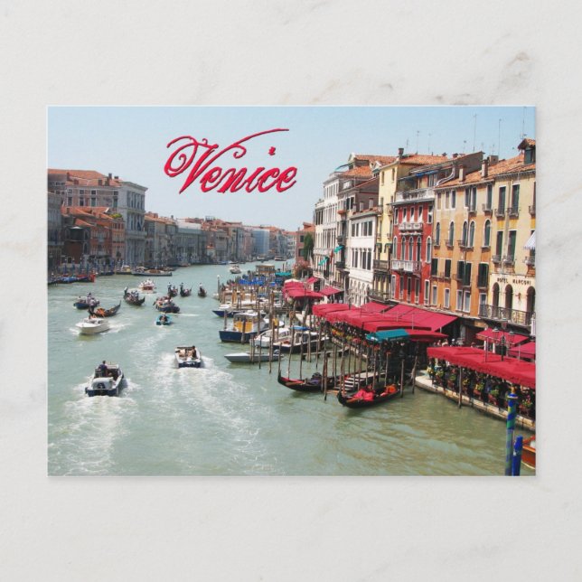 Cartão Postal Veneza, Italia (Frente)