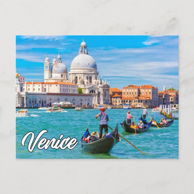 Cartão Postal Veneza, Itália (Frente)