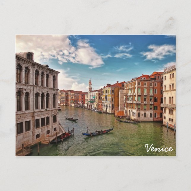 Cartão Postal Veneza, Itália (Frente)