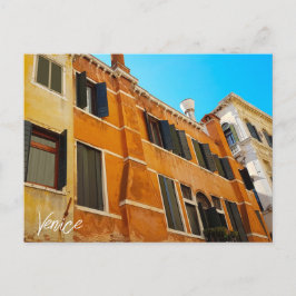 Cartão Postal Veneza Itália Arquitetos Casas de Estilo Veneza