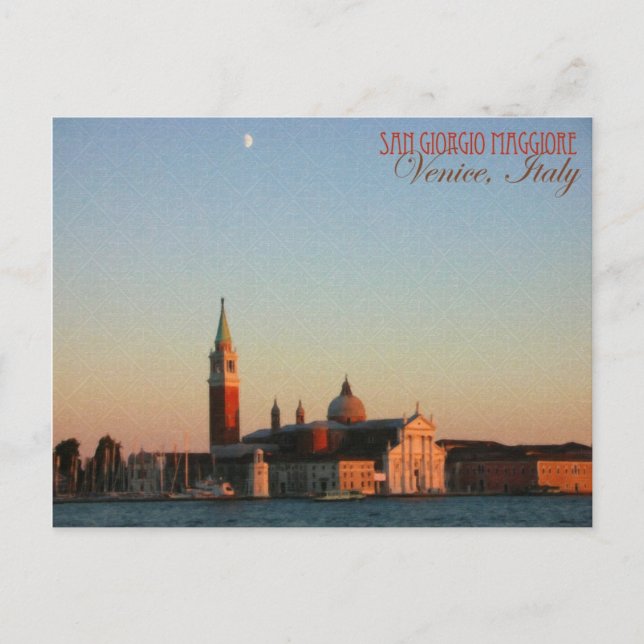 Cartão Postal Veneza, Itália: San Giorgio Maggiore - Cartão-post (Frente)