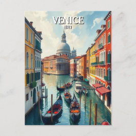 Cartão Postal Veneza Itália Viagem