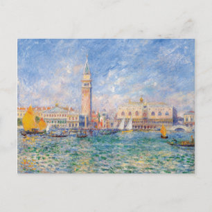 Cartão Postal Veneza (Palácio do Cão) Pierre-Auguste Renoir