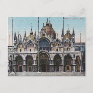 Cartão postal Venezia Chiesa San Marco Vintage
