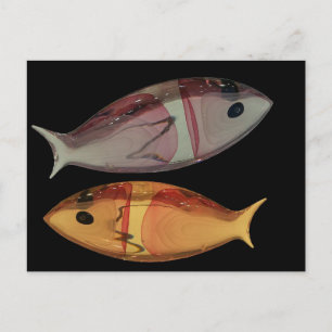 Cartão Postal Venezia Murano Glass Fish