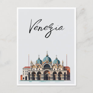 Cartão Postal Venezia Veneza Itália