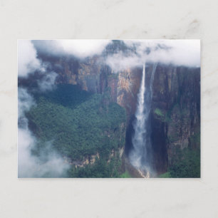 Cartão Postal Venezuela, Cataratas do Anjo, Parque Nacional Cana