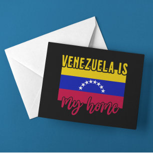 Cartão Postal Venezuela é minha bandeira