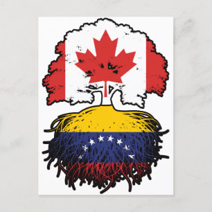 Cartão Postal Venezuela Raízes venezuelanas canadenses