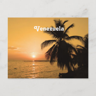 Cartão Postal Venezuela Sunset
