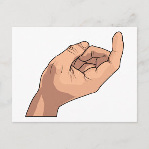 Cartão Postal Venha Aqui Assinar Gesto
