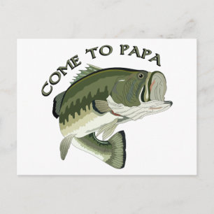 Cartão Postal Venha para o papai
