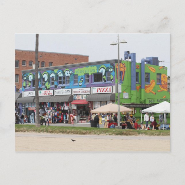 Cartão Postal Venice Beach Ca (Frente)