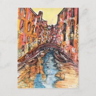 Cartão Postal Venice Canals