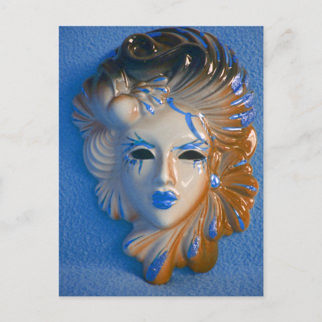 Cartão Postal Venice Carnival Mask (Frente)