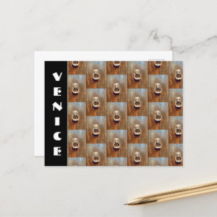 Cartão Postal Venice Door Knocker