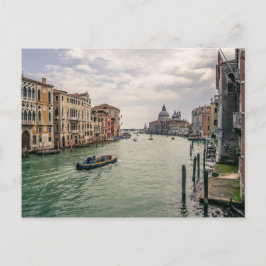 Cartão Postal Venice Itália Grande Canal