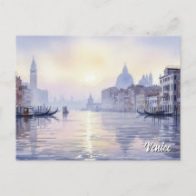 Venice Itália Viagem Souvenir Watercolor