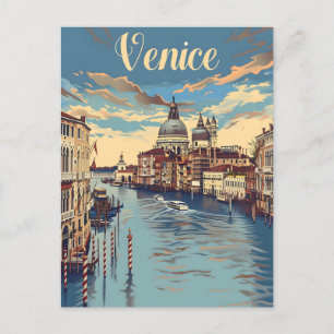 Cartão Postal Venice Vintage