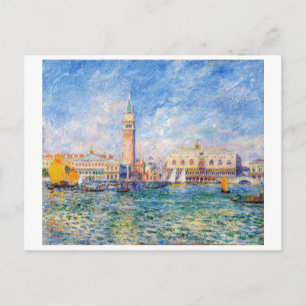 Cartão Postal Venise, Veneza, Renoir