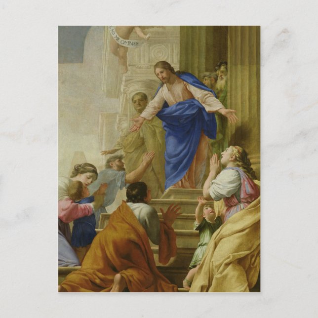 Cartão Postal Venite como eu Omnes (Frente)