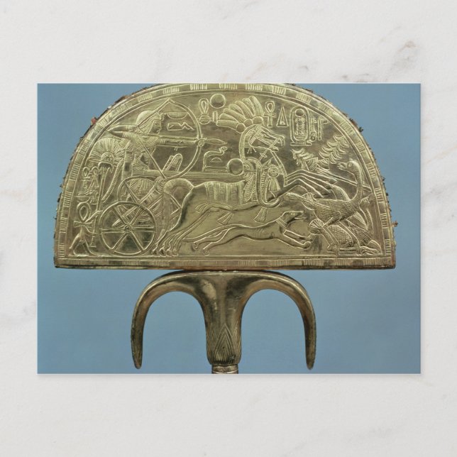 Cartão Postal Ventilador de avestruz-pena do Tumba de (Frente)