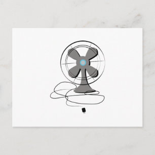 Cartão Postal Ventilador Oscilante