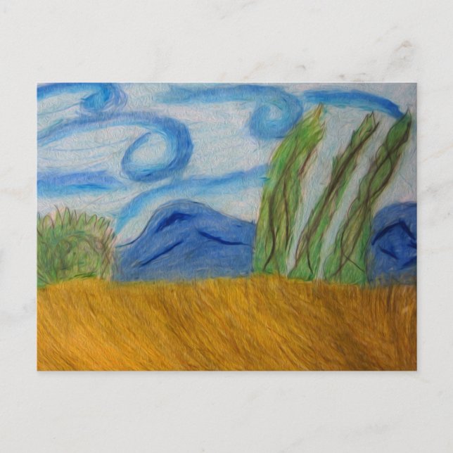 Cartão Postal Vento (Frente)