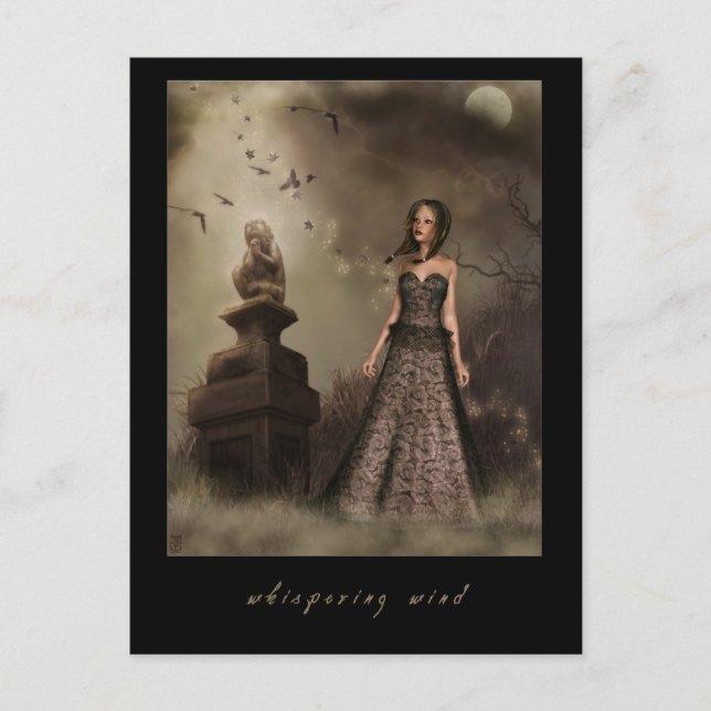 Cartão Postal Vento de sussurro (Frente)