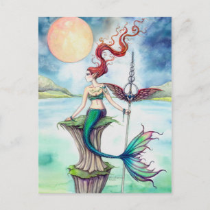 Cartão Postal Ventos da Arte de Sereia da Irlanda