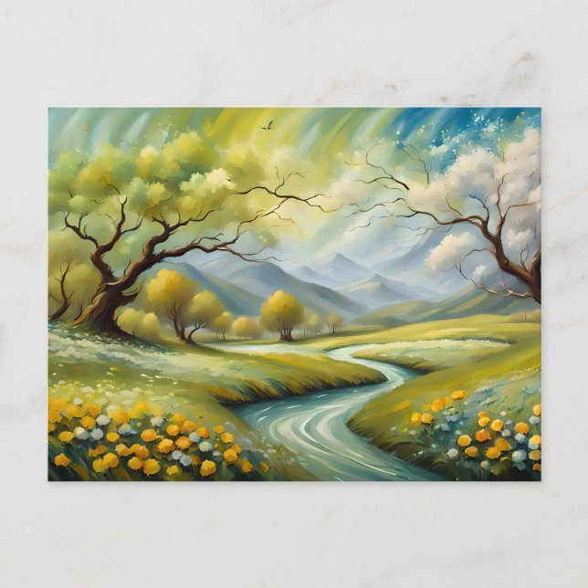 Cartão Postal Ventos de março (Frente)