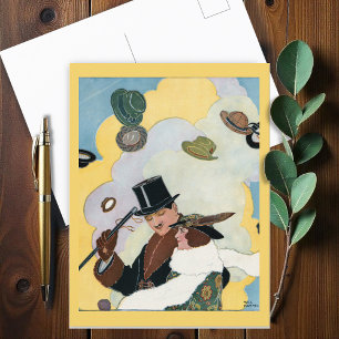 Cartão Postal Ventos na cabeça (1914)