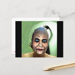 Cartão Postal Ventriloquist - Retrato Automático Dummy