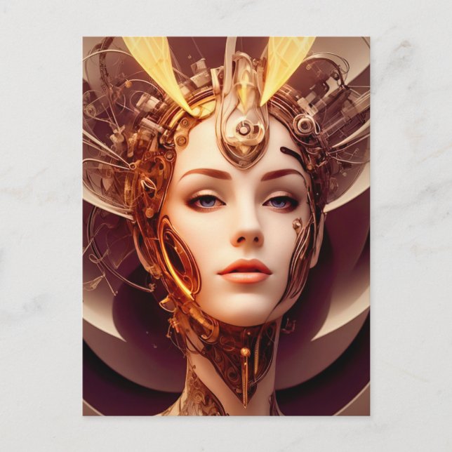 Cartão Postal Venus Cyborg 10 (Frente)