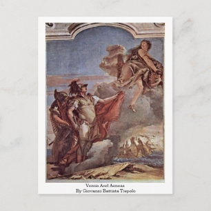 Cartão Postal Venus E Aeneas Por Giovanni Battista Tiepolo