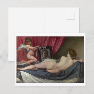 Cartão Postal Vênus e Cupido | Diego Velázquez |