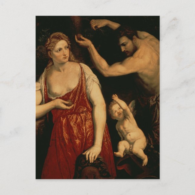 Cartão Postal Vênus e Marte, 1550 (Frente)