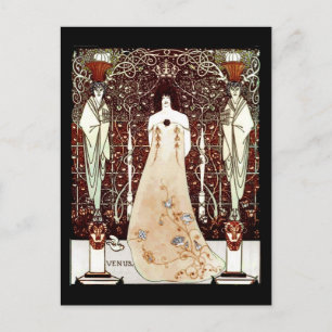 Cartão Postal Vênus entre deuses terminais