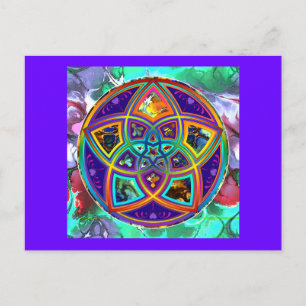 Cartão Postal Venus Flower of Love fineART Flower Power / Quadra