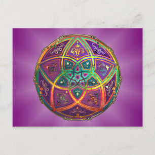 Cartão Postal Venus Flower of Love fineART Oriental Antique Dour