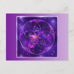 Cartão Postal Venus Flower of Love fineART Universe