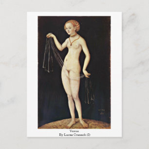 Cartão Postal Venus Por Lucas Cranach (I)