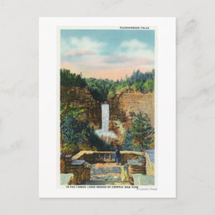 Cartão Postal Ver as quedas de Taughannock # 2