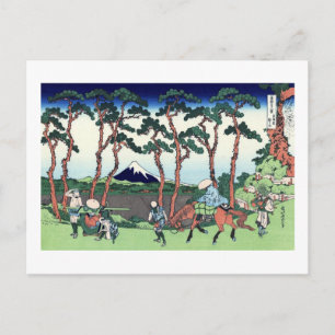 Cartão Postal Ver Mt.Fuji de Hodogaya, Hokusai
