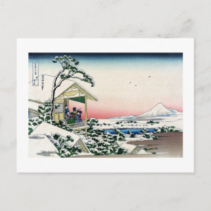 Cartão Postal Ver Mt.Fuji de Koishikawa, Hokusai