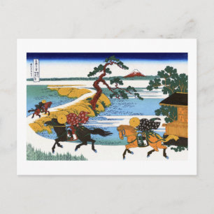 Cartão Postal Ver Mt.Fuji do rio Sumida